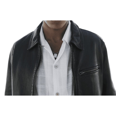 90 Feet Rayahn Genuine Leather Casual Jacket for Men